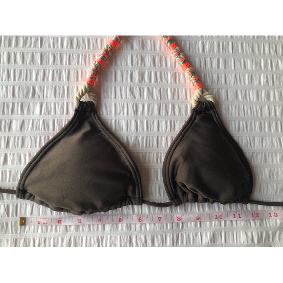 Ardene Brown Triangle Top Bikini - Picture 8 of 10